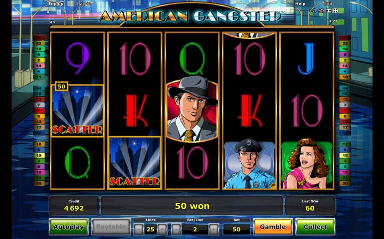 American Gangster slot machine